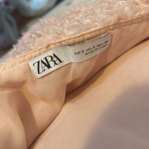 Zara FEATHERY KNIT HALTER DRESS xS - Picture 5 of 6